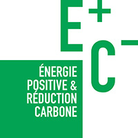 Logotype energie positive et reconductioncarbone