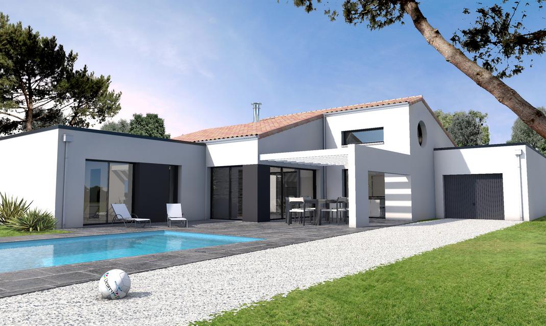 plan maison contemporaine vendee