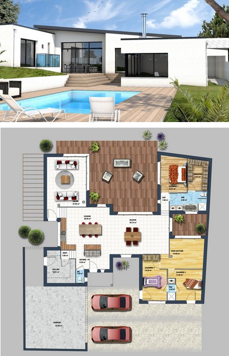 Plan sur-mesure  maison sur mesure