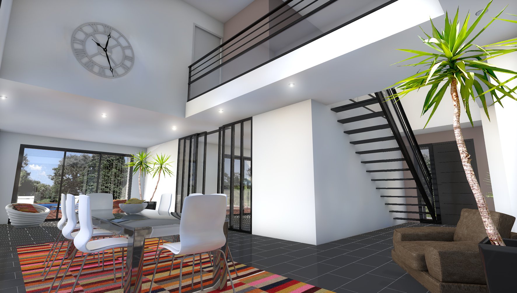 hall entree maison Depreux Construction hall entree maison Depreux Construction