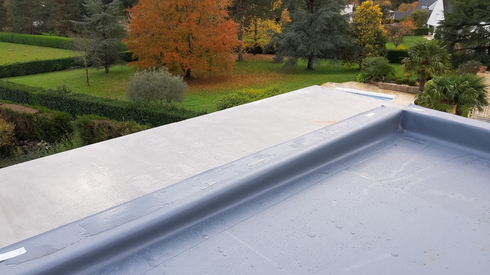 etancheite de toit plat membrane epdm ou pvc depreux construction bac acier tuyleo toiture joint debout